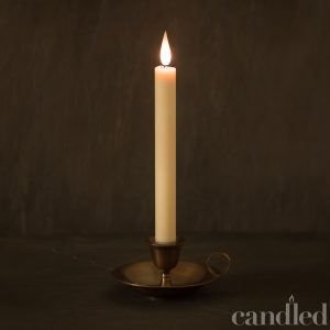 medium wax dinner led candle