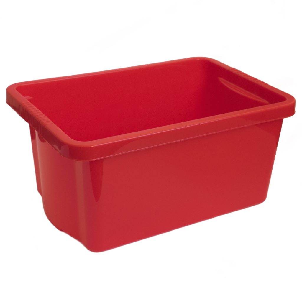 10 Ltr Stack & Store Battery Management Box (red) For Discharged ...