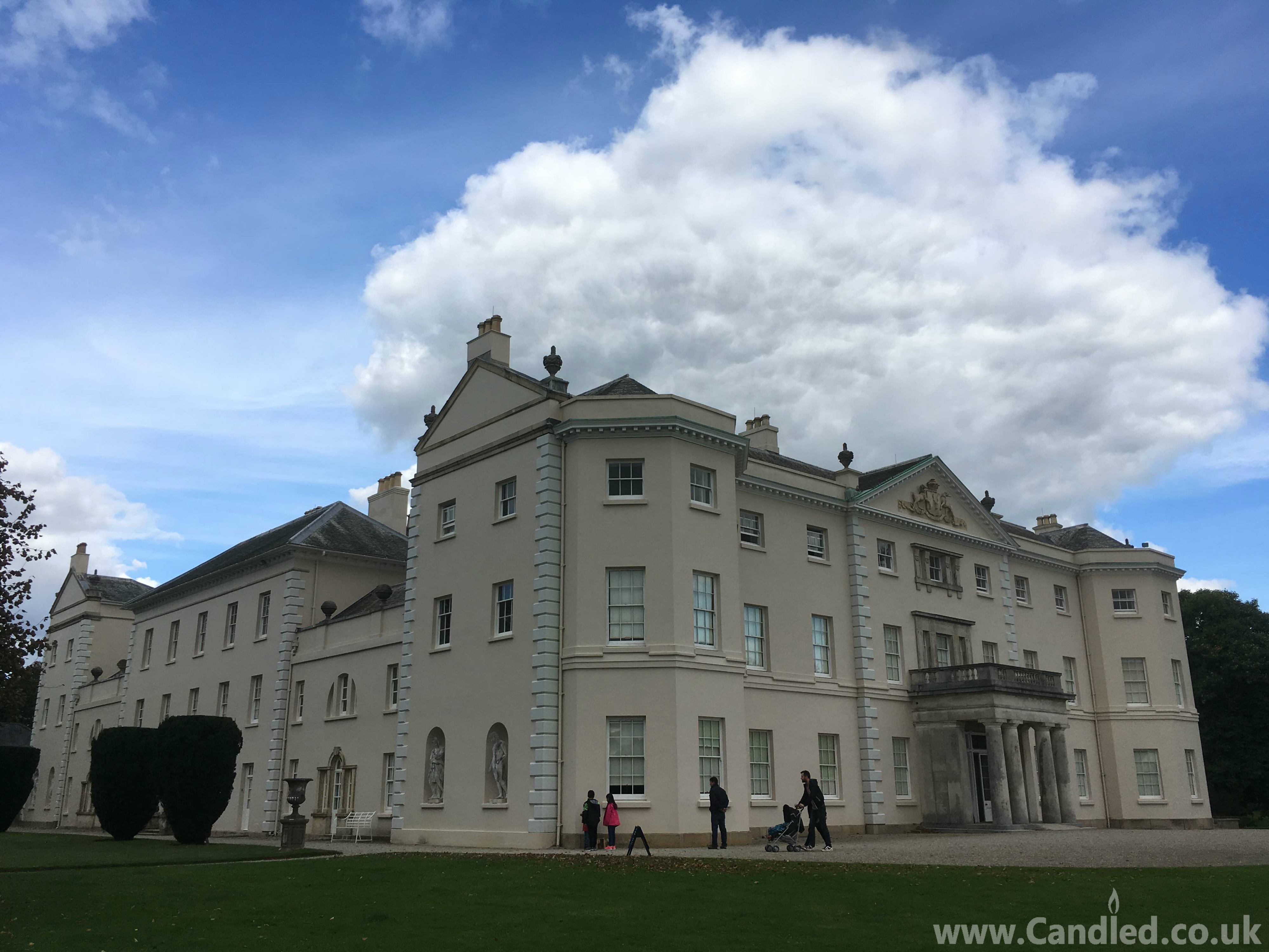 candled led candles at the national trust site saltram house